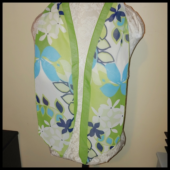 Vintage Sheer Scarf - Picture 2 of 4